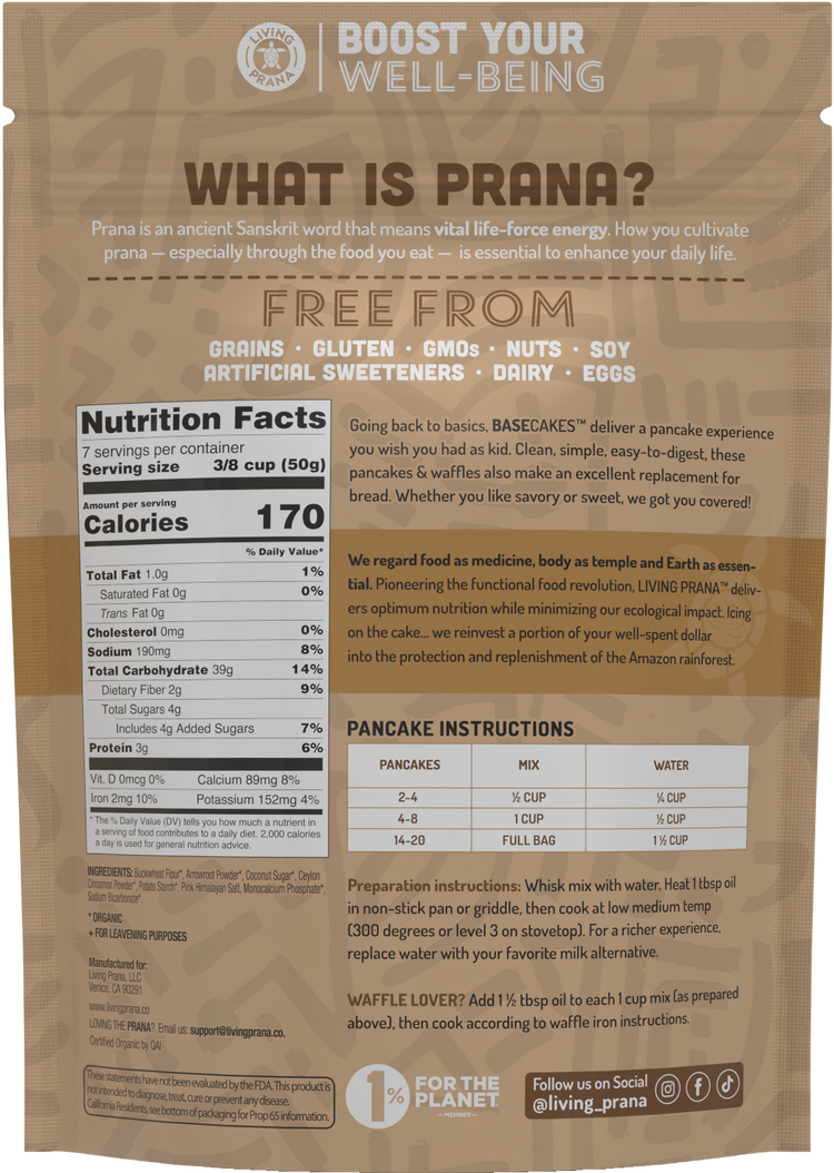 Buckwheat Pancake & Waffle Mix Set 3-pack (Functional + Classic)