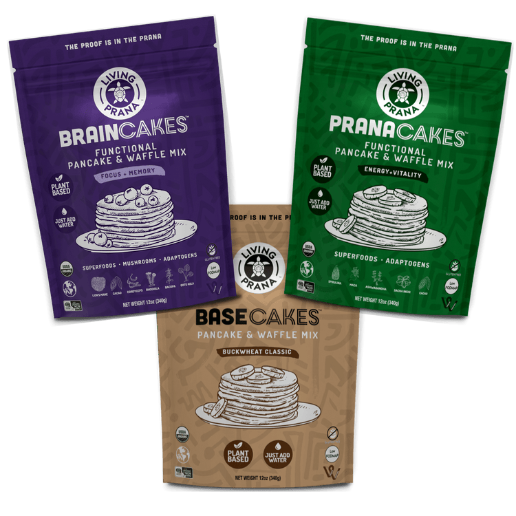 Buckwheat Pancake & Waffle Mix Starter Set 3 - pack - Living Prana