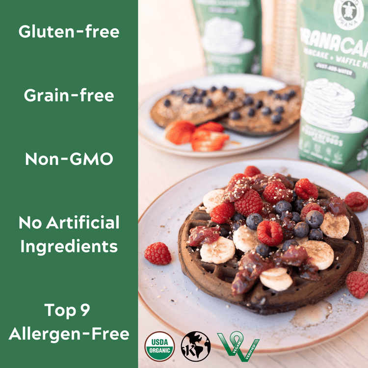 Buckwheat Pancake & Waffle Mix Starter Set 3 - pack - Living Prana