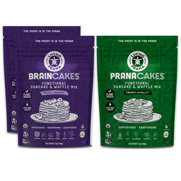 Functional Pancake & Waffle Mix Set 3 - pack - Living Prana
